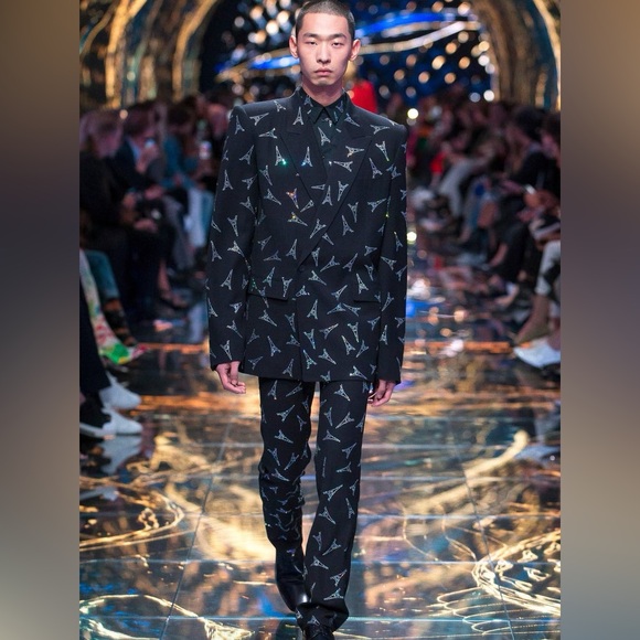 Balenciaga Eiffel Tower crystal trouser - Picture 2 of 8